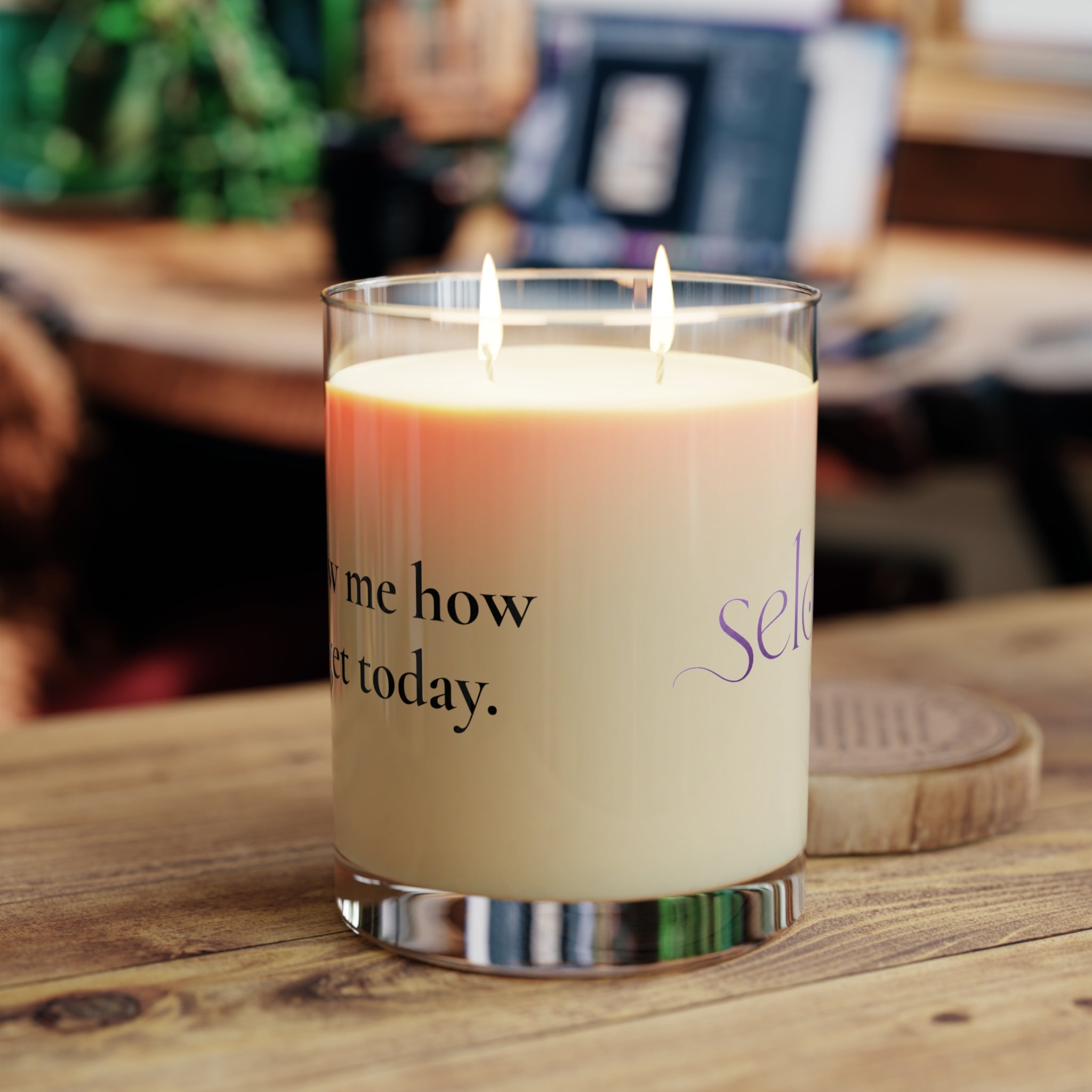 Selorya Signature Affirmation Candle — Universe, Show Me How Good It Can Get Today