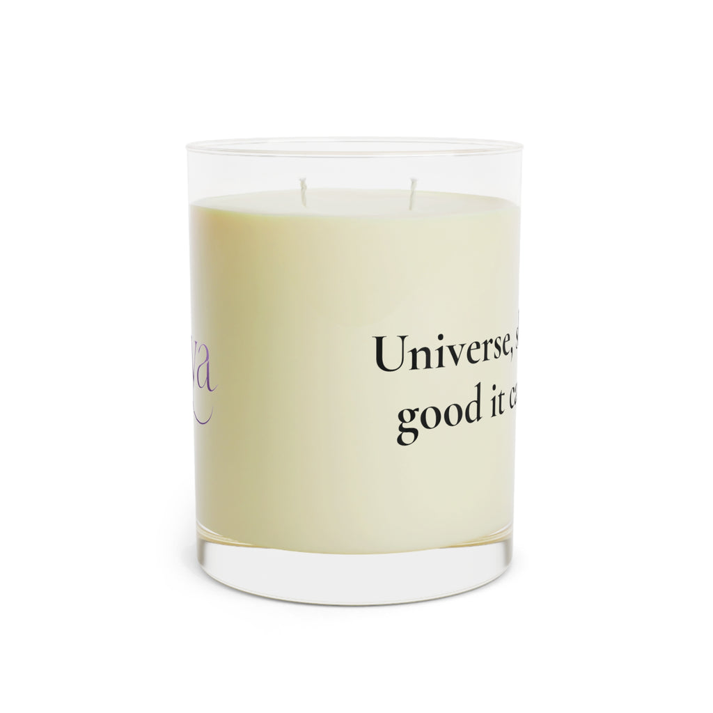 Selorya Signature Affirmation Candle — Universe, Show Me How Good It Can Get Today