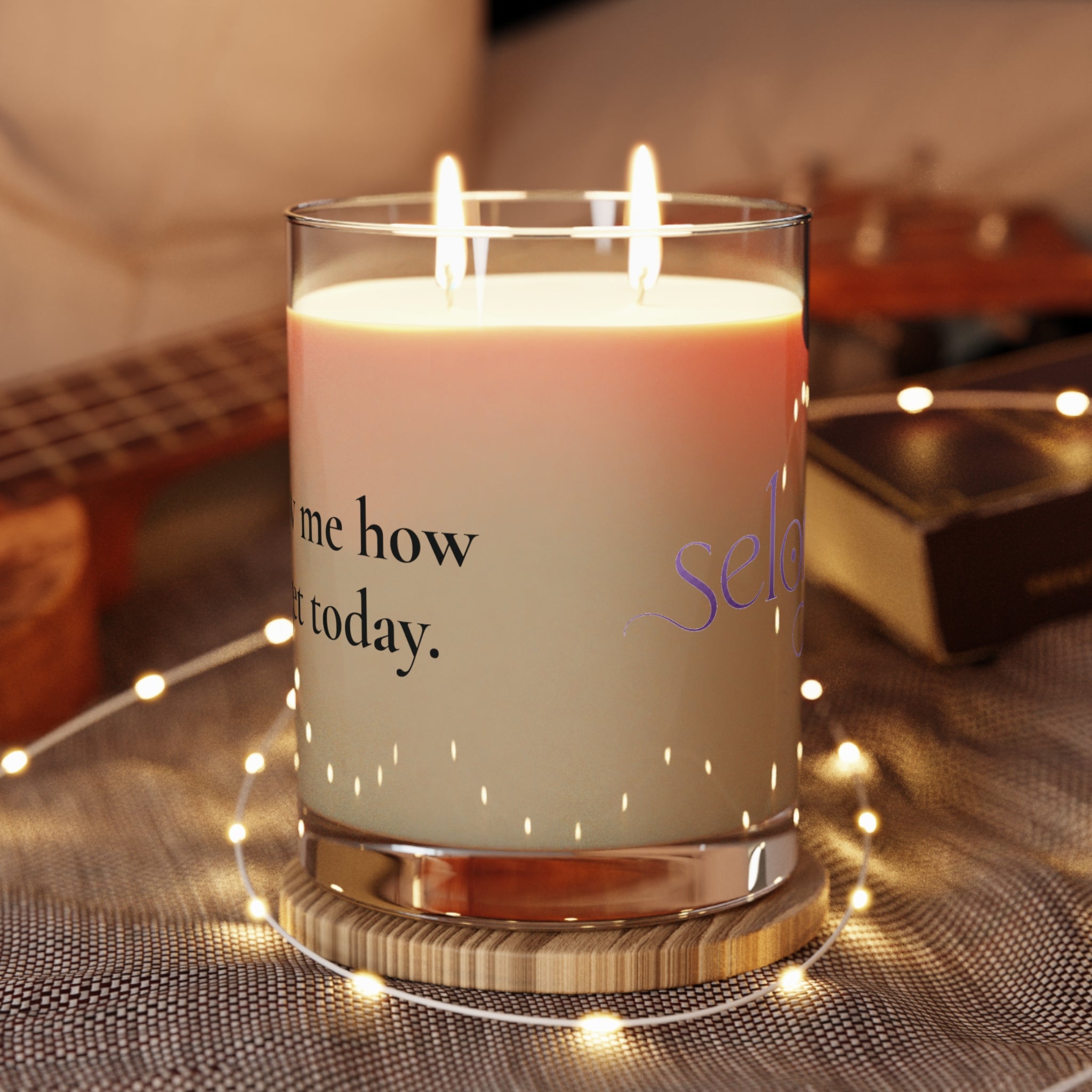 Selorya Signature Affirmation Candle — Universe, Show Me How Good It Can Get Today