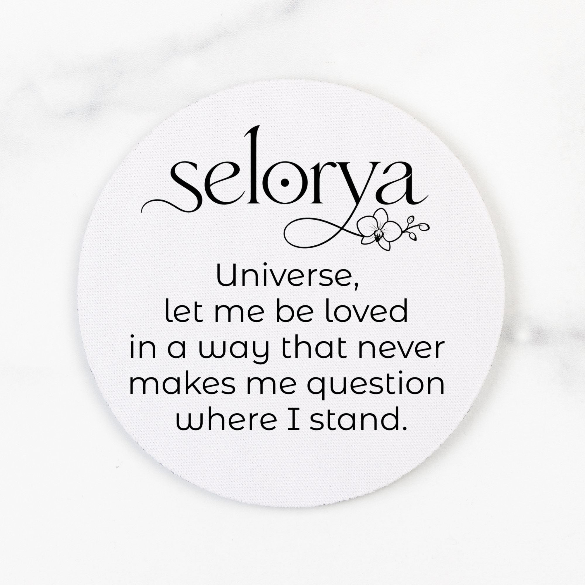 Selorya Affirmation Coaster Set - 4 Pack