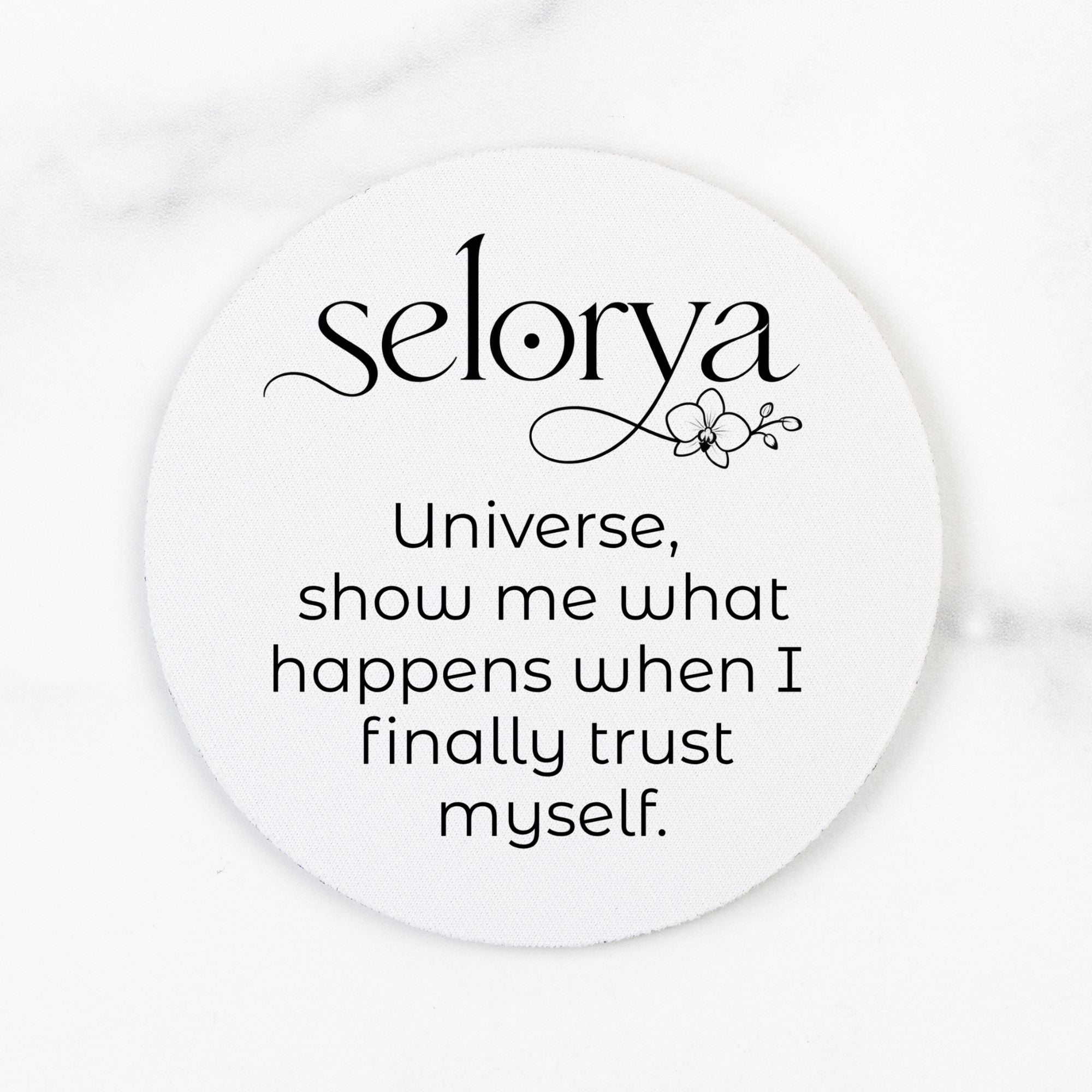 Selorya Affirmation Coaster Set - 4 Pack