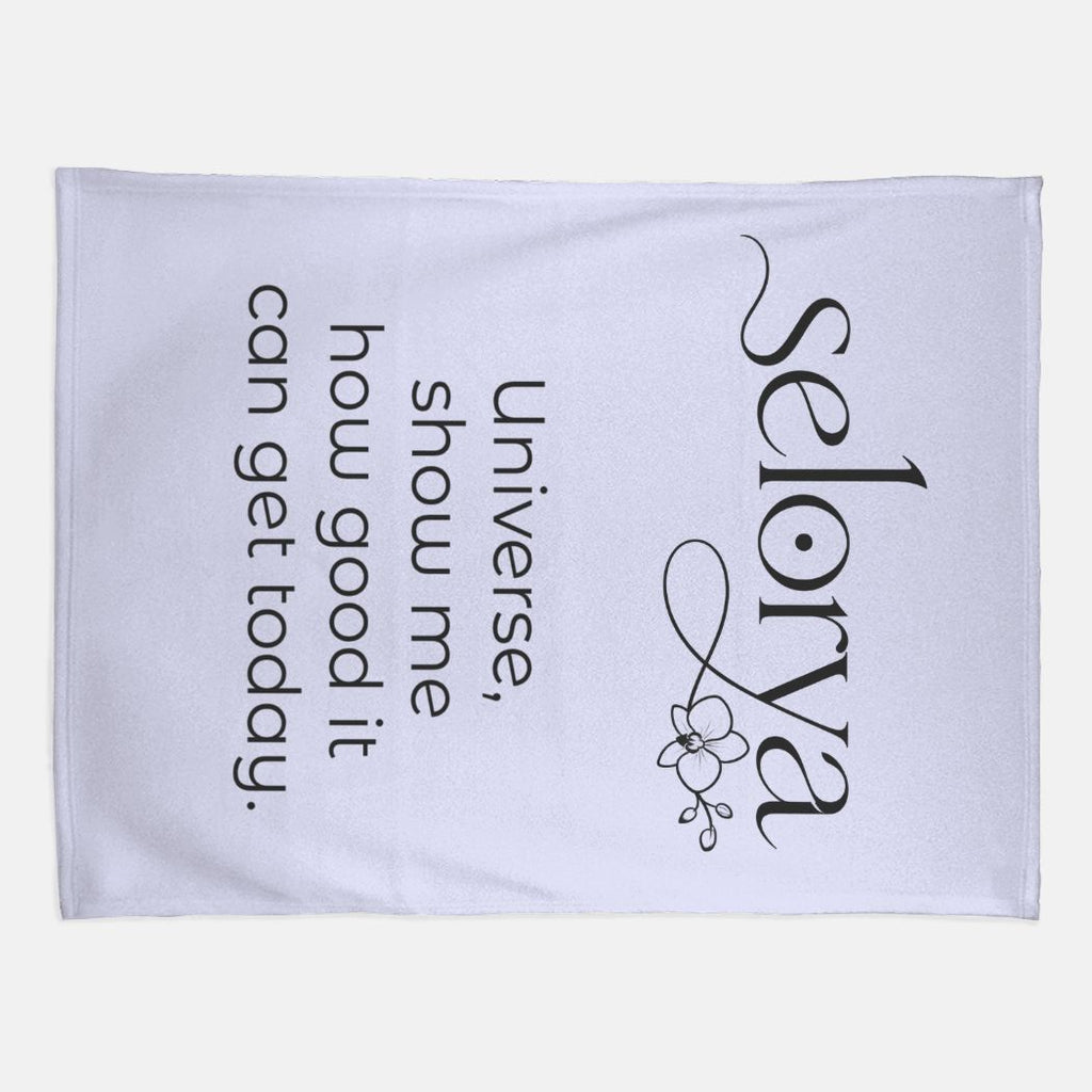 Selorya “How Good Can It Get?” Affirmation Blanket