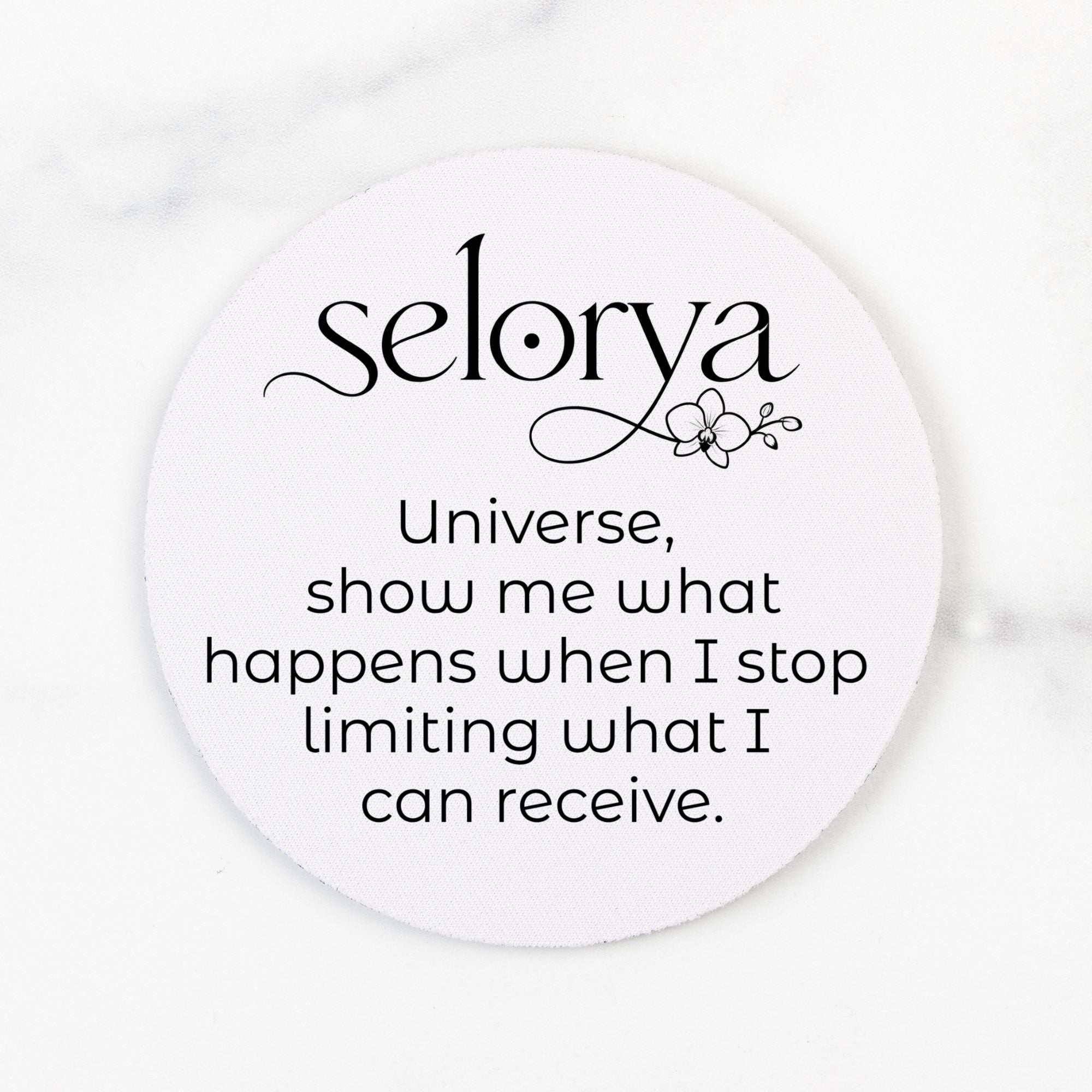 Selorya Affirmation Coaster Set - 4 Pack