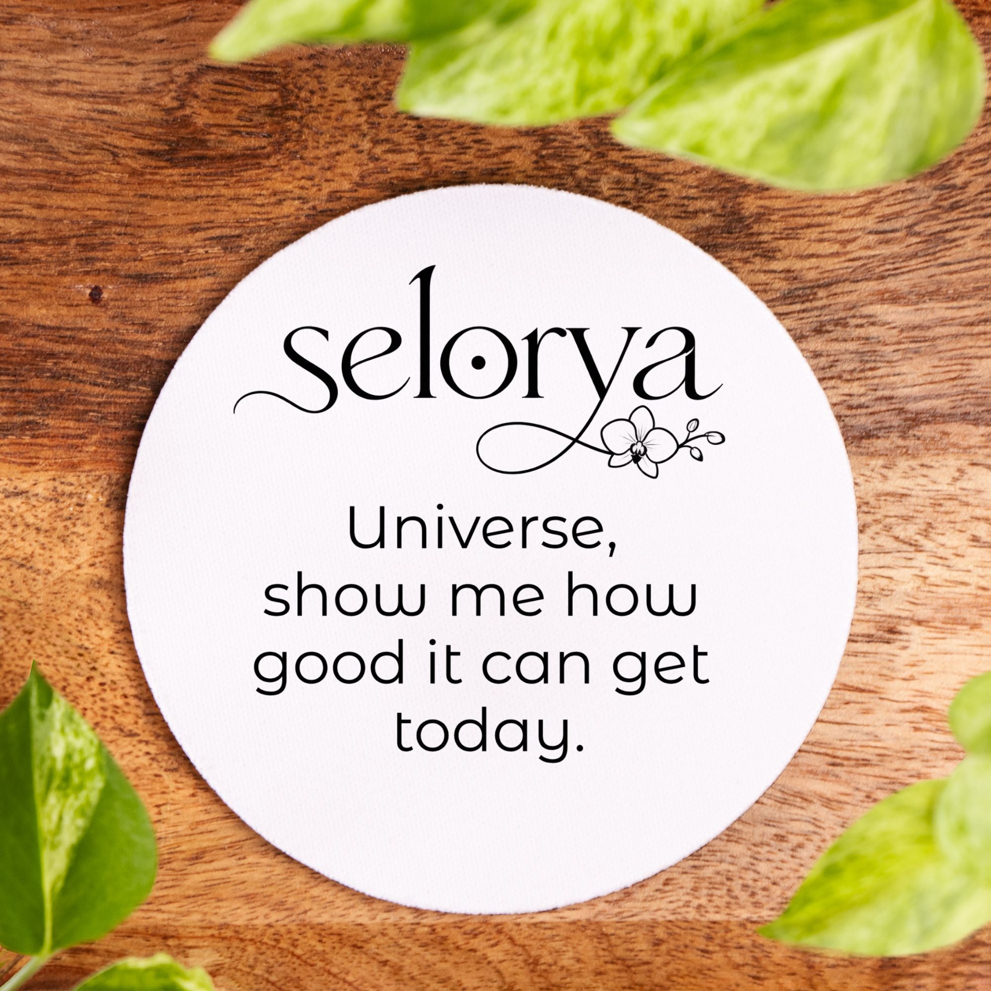 Selorya Affirmation Coaster Set - 4 Pack