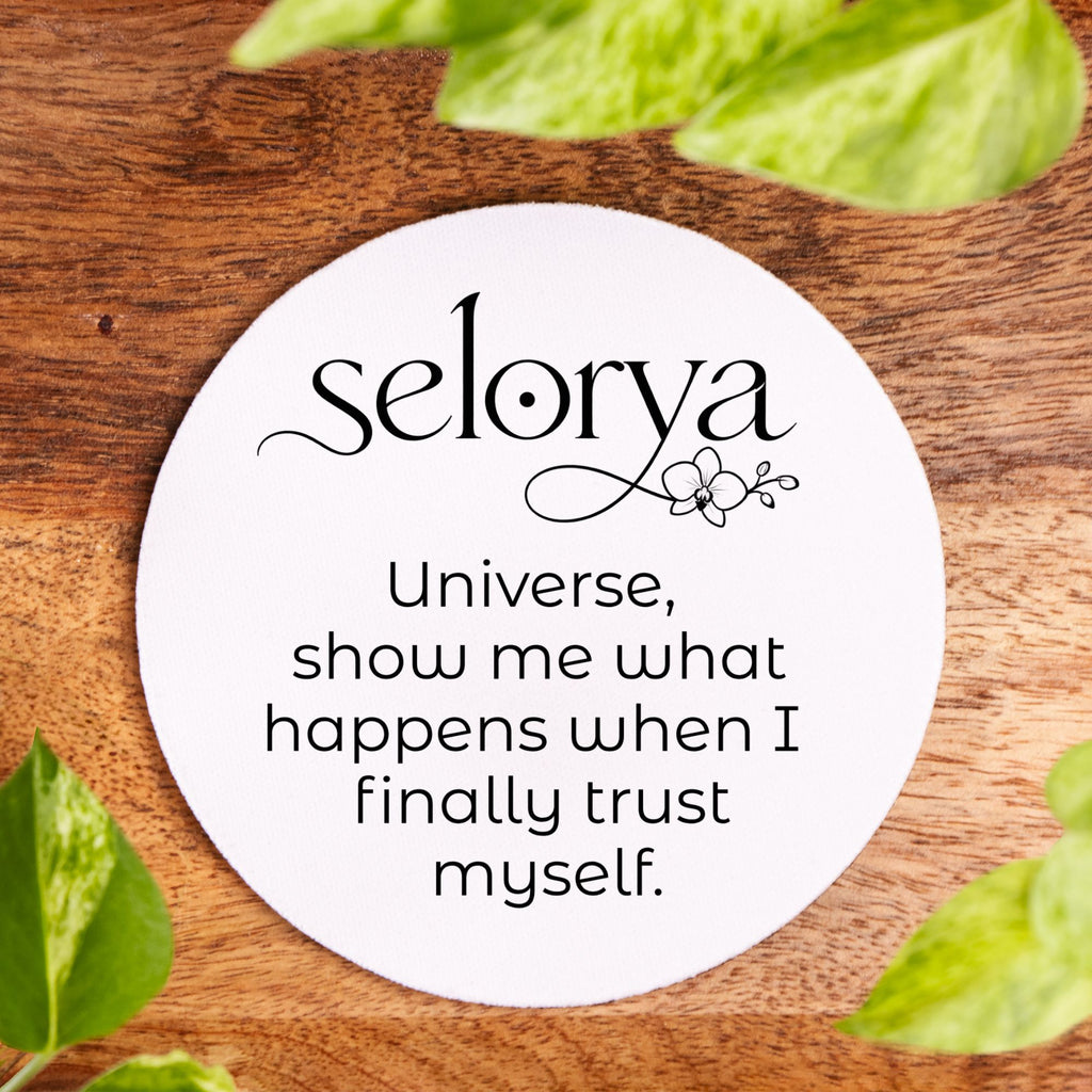 Selorya Affirmation Coaster Set - 4 Pack
